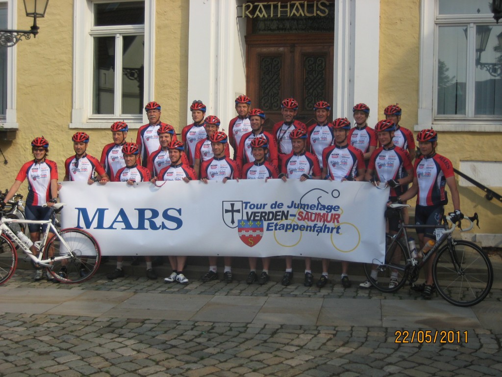 Das Verdener Rad-Team der Tor de Jumelage 